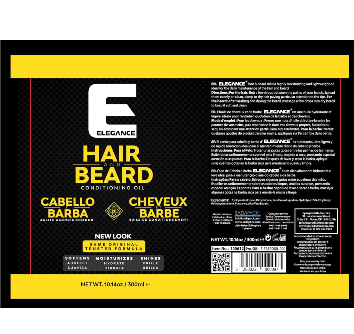 Elegance Hair Beard oil