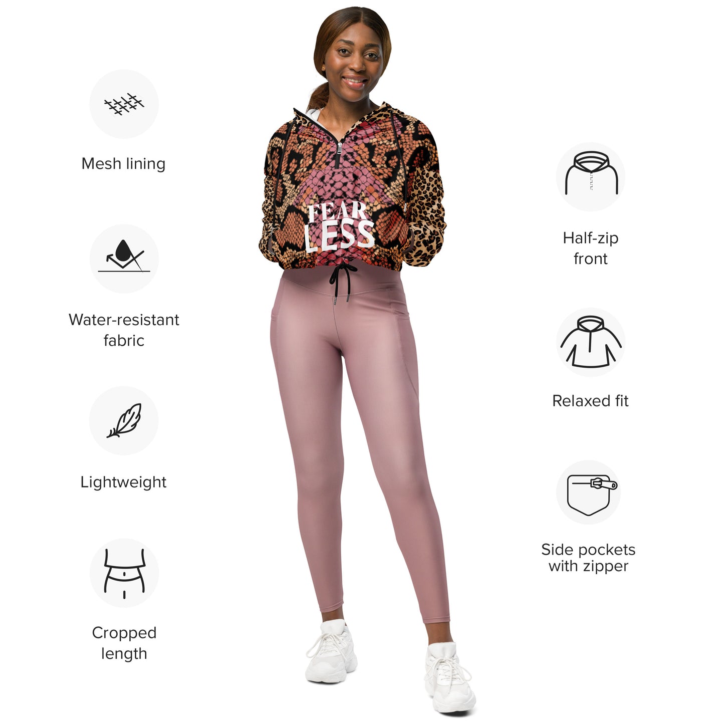 Fearless Women’s cropped windbreaker
