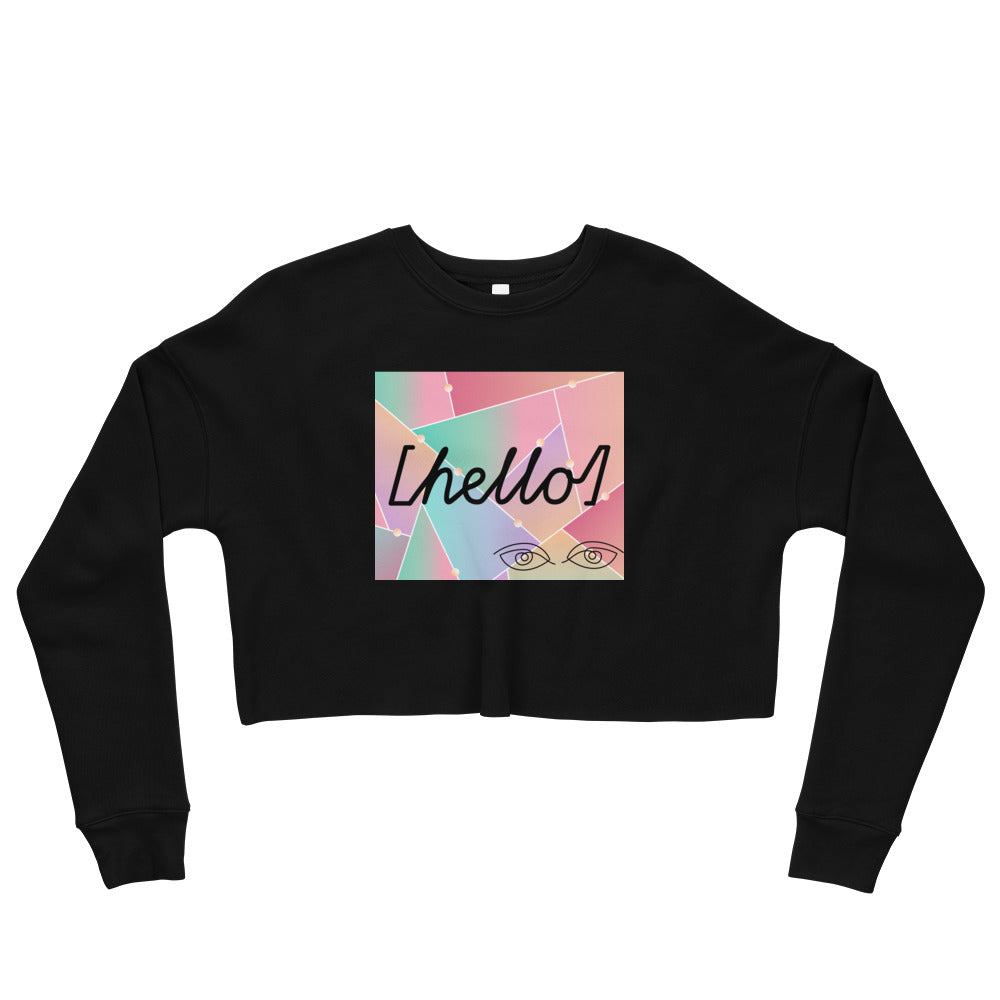 HELLO Crop Sweatshirt