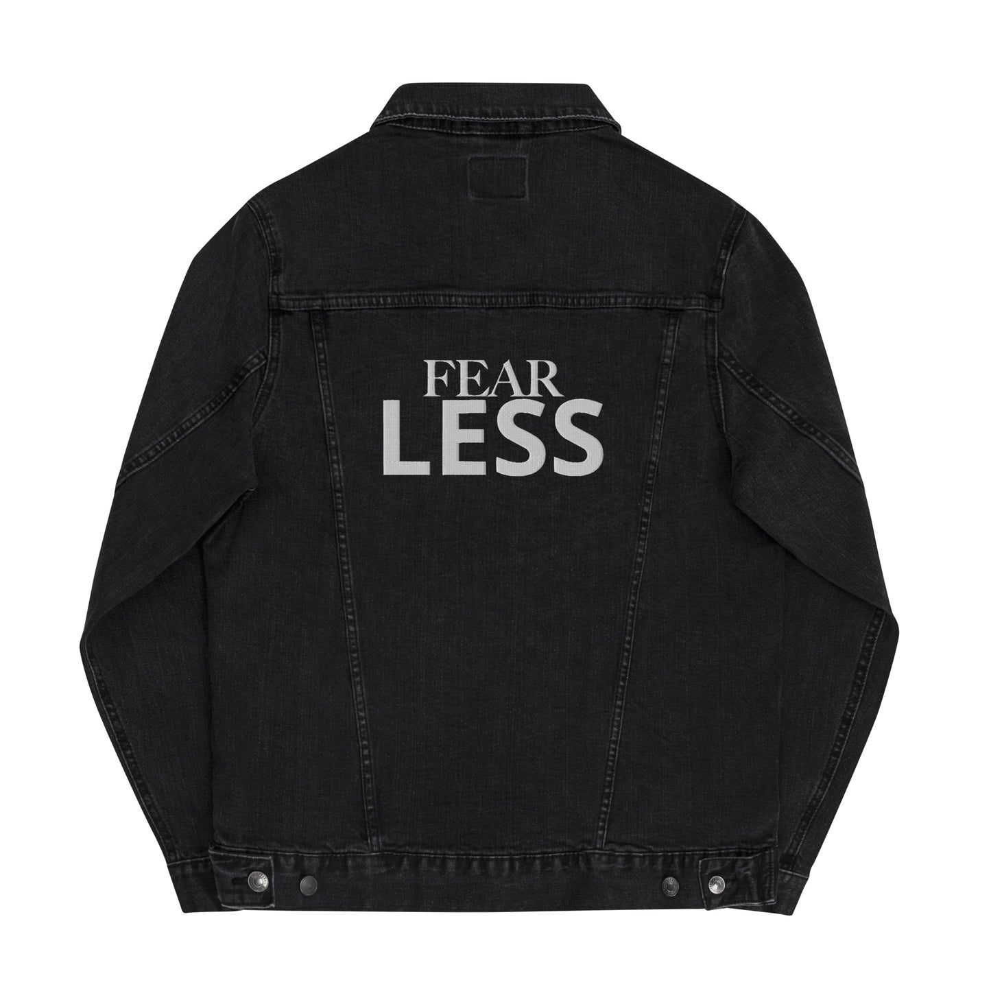 Fear LESS Unisex denim jacket